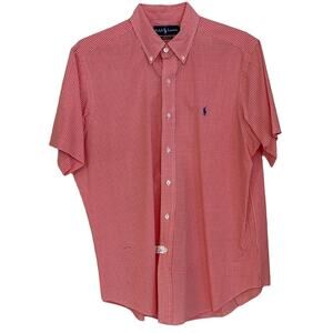 Ralph Lauren S/S Check Dress Shirt - Classic Fit Size L